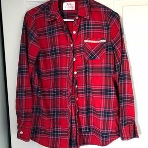 Girls plaid flannel